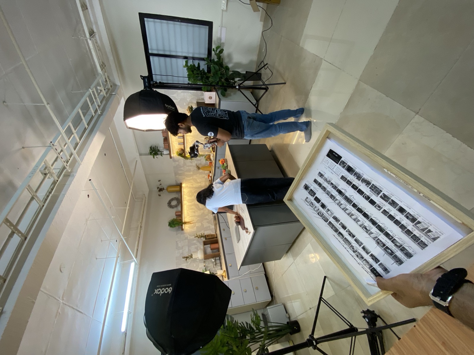 Behind the scenes
