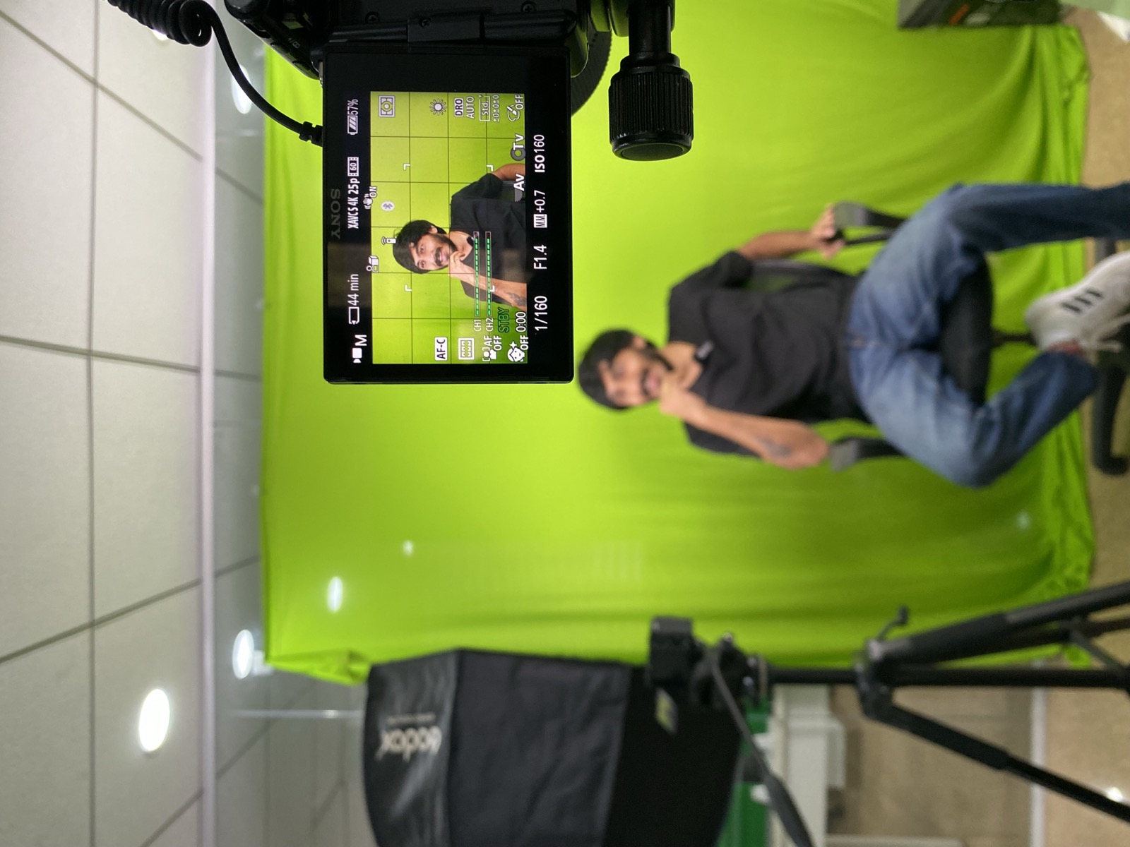 Behind the scenes